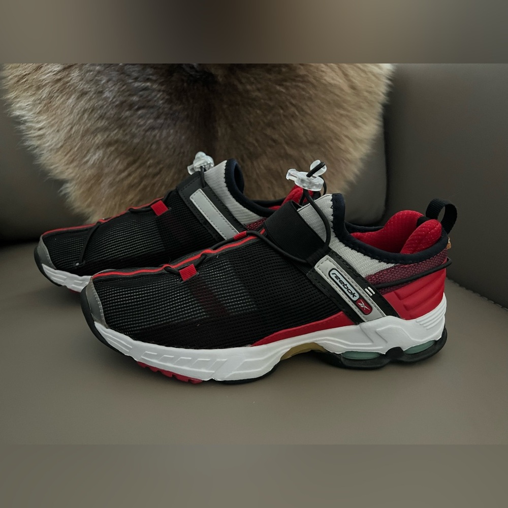 Reebok Black & Red Athletic Sneakers - Picture 4 of 8